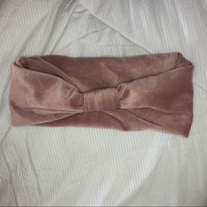 VELVET PINK HEADBAND